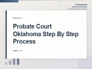 Oklahoma Small Estate Affidavit: Step-by-Step Process